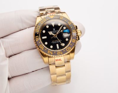 ROLEX GMT  904L Steel 8215 Movement 40MM Watch